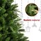 6 -foot artificial Christmas tree with no light, no light hinged cloud fir PVC/PE Christmas tree, suitable for indoor and outdoor